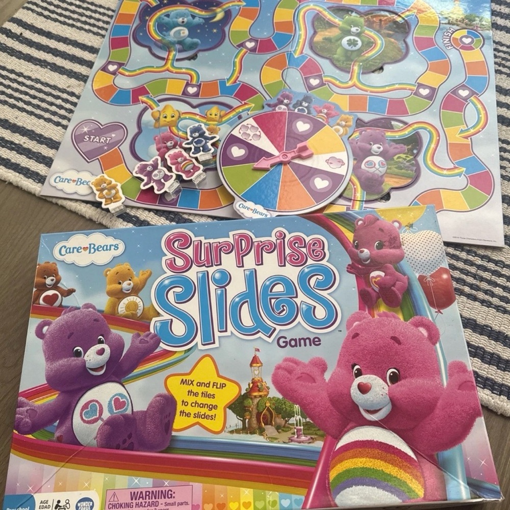 Care Bears Surprise Slides Game - Pink, Purple, Blue, Yellow